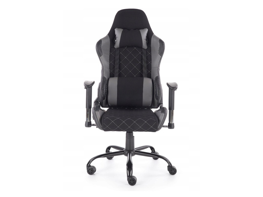 Chaise de jeu Houston 1431 (Noir + Gris)