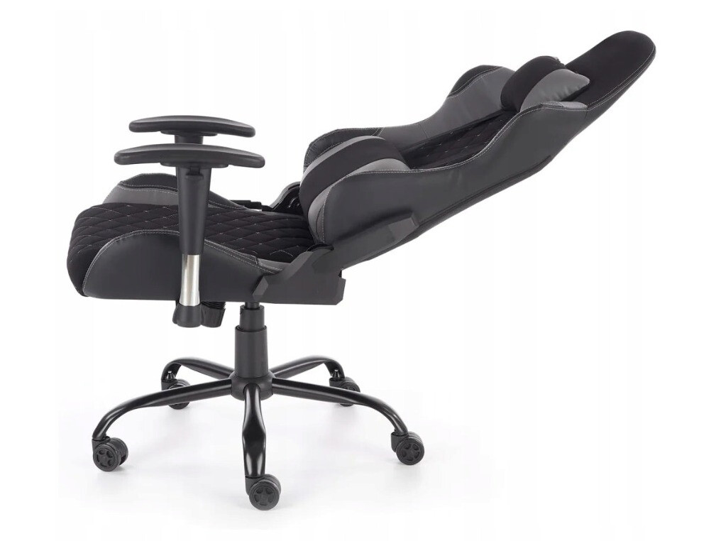 Chaise de jeu Houston 1431 (Noir + Gris)