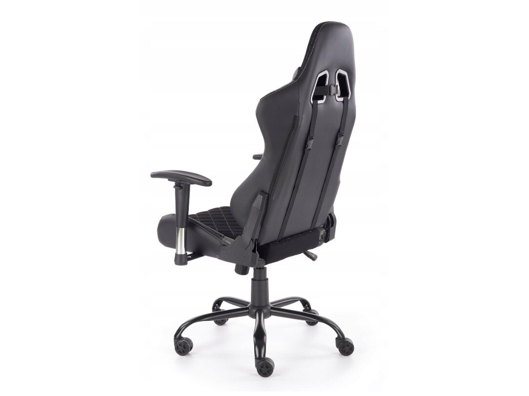 Chaise de jeu Houston 1431 (Noir + Gris)
