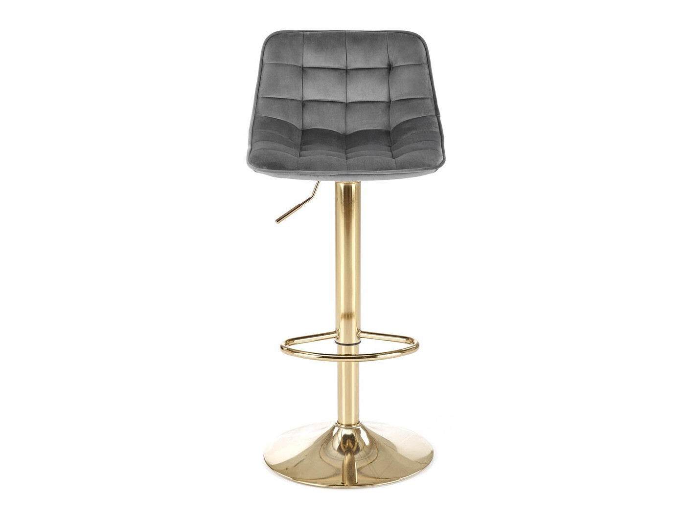 Chaise de bar Houston 1441 (Gris + Doré)