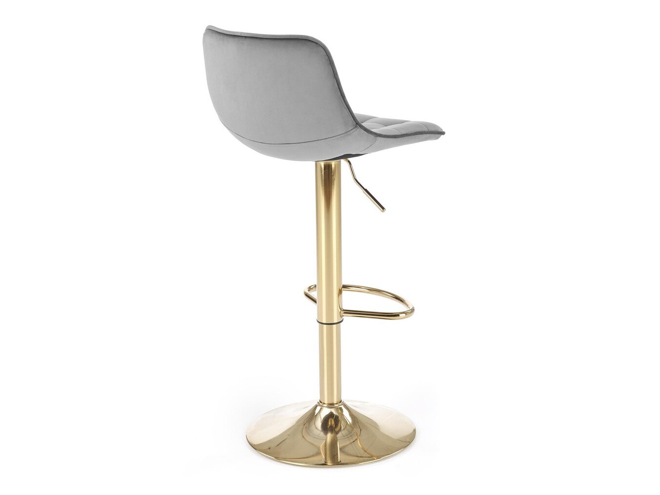Chaise de bar Houston 1441 (Gris + Doré)