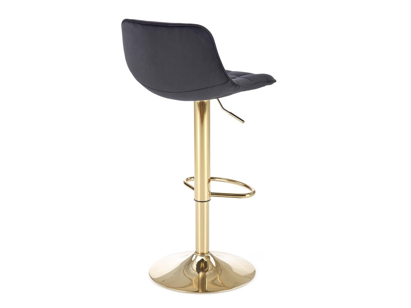 Chaise de bar Houston 1441 (Noir + Doré)