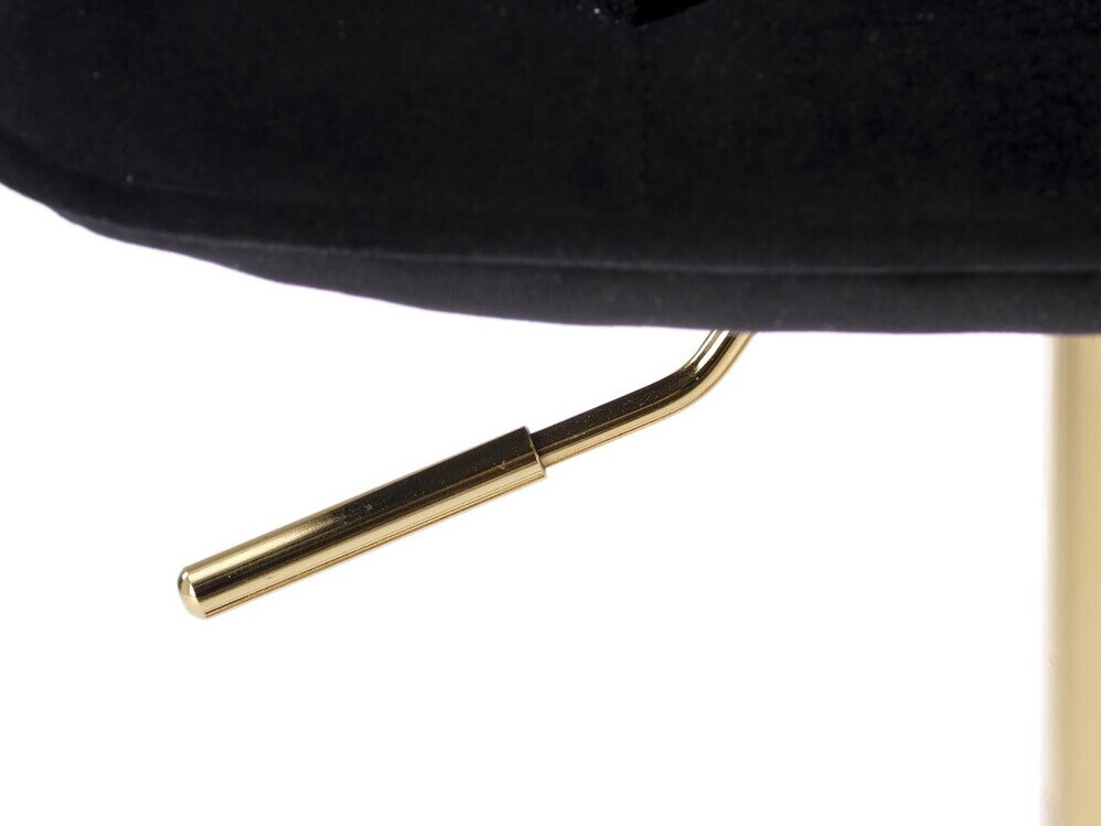 Chaise de bar Houston 1441 (Noir + Doré)