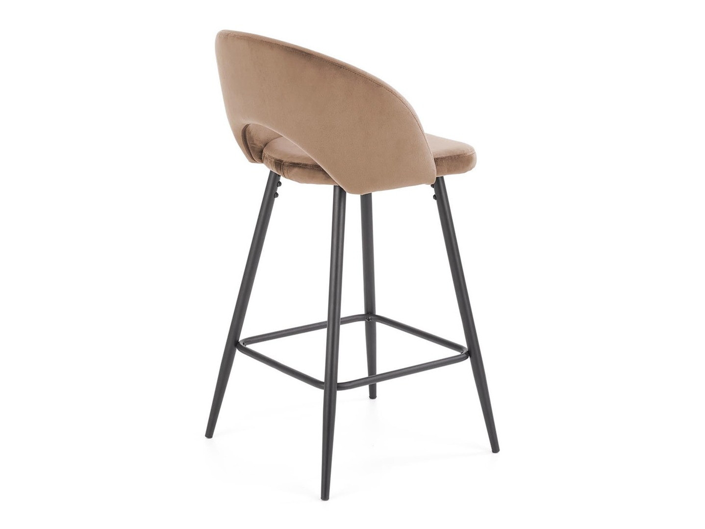 Chaise de bar mi-hauteur Houston 881 (Beige + Noir)