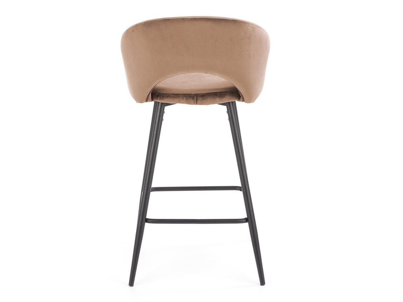 Chaise de bar mi-hauteur Houston 881 (Beige + Noir)