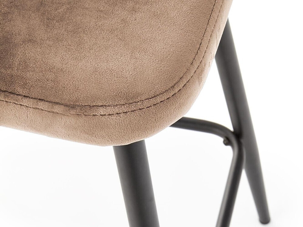 Chaise de bar mi-hauteur Houston 881 (Beige + Noir)