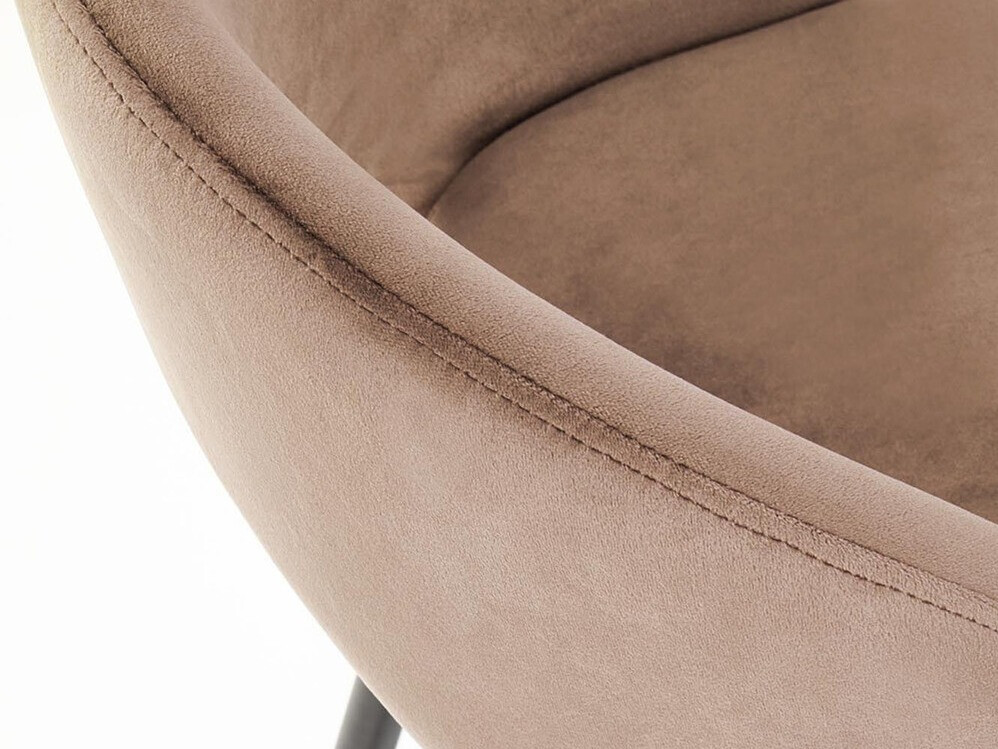 Chaise de bar mi-hauteur Houston 881 (Beige + Noir)
