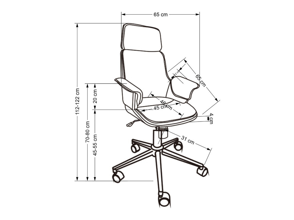Chaise de bureau Houston 1445