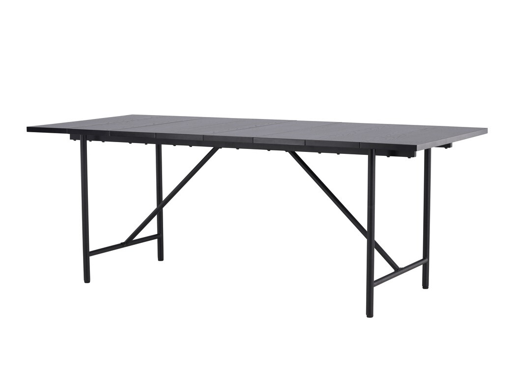 Salle à manger complète Dallas 3960 (Blanc + Noir)