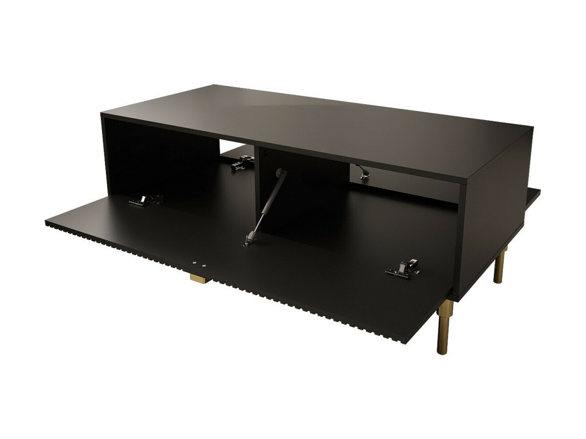 Table basse Merced 122 (Noir + Doré)