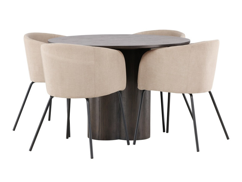 Salle à manger complète Dallas 3978 (Marron)
