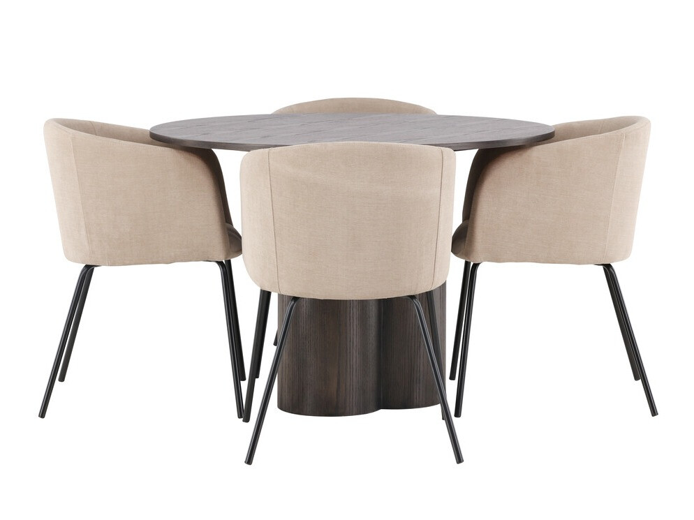 Salle à manger complète Dallas 3978 (Marron)