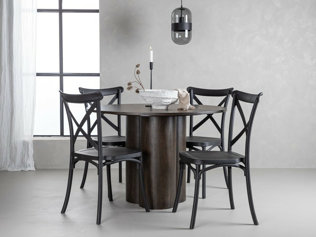 Salle à manger complète Dallas 3982 (Marron)