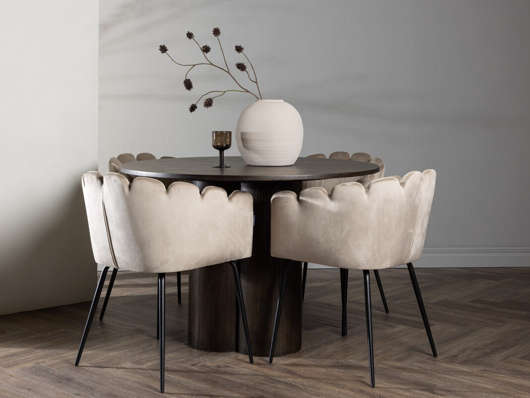 Salle à manger complète Dallas 3984 (Marron)