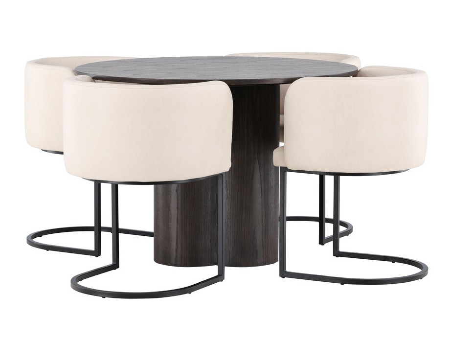 Salle à manger complète Dallas 3986 (Marron)