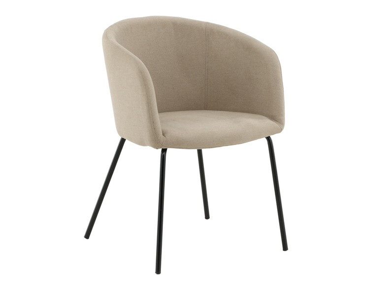 Salle à manger complète Dallas 4006 (Beige + Noir)