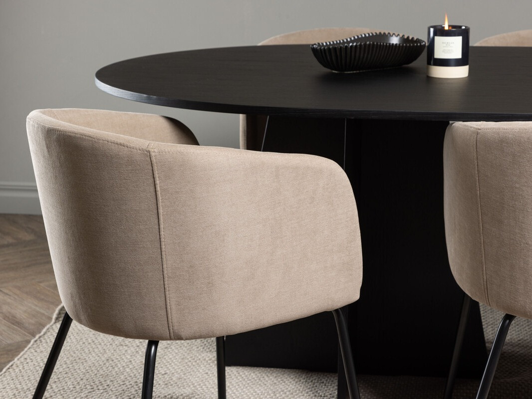 Salle à manger complète Dallas 4019 (Beige)