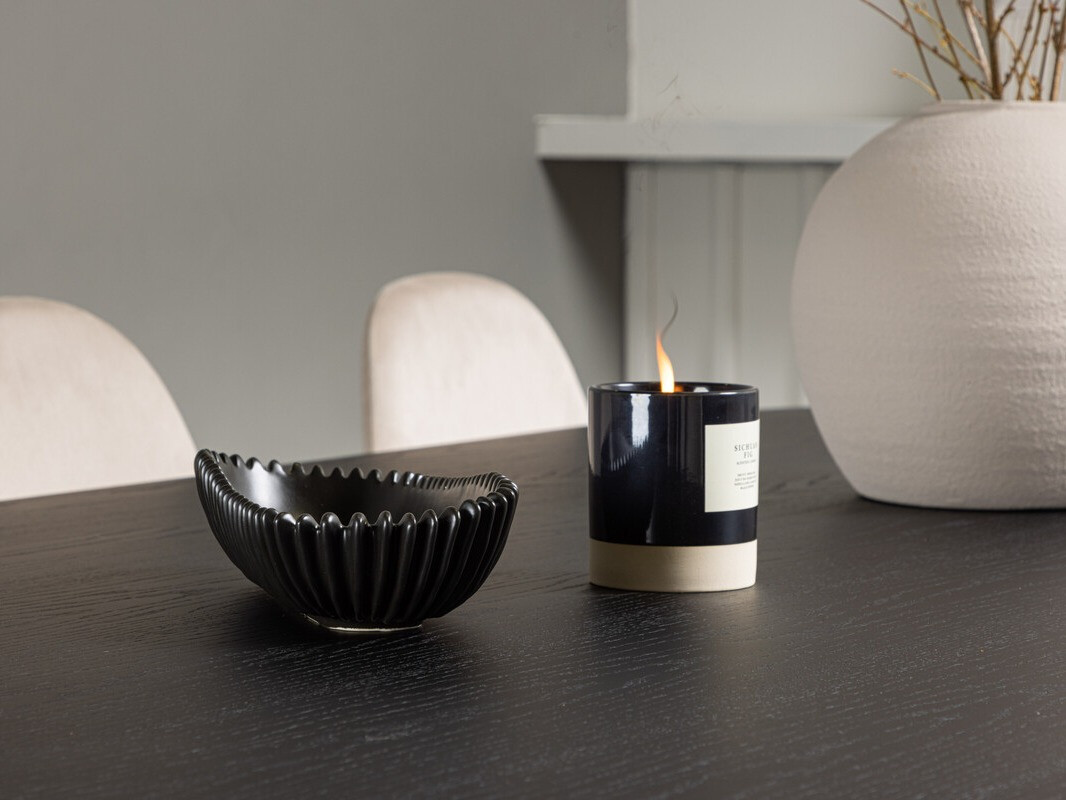 Salle à manger complète Dallas 4032 (Beige + Noir)