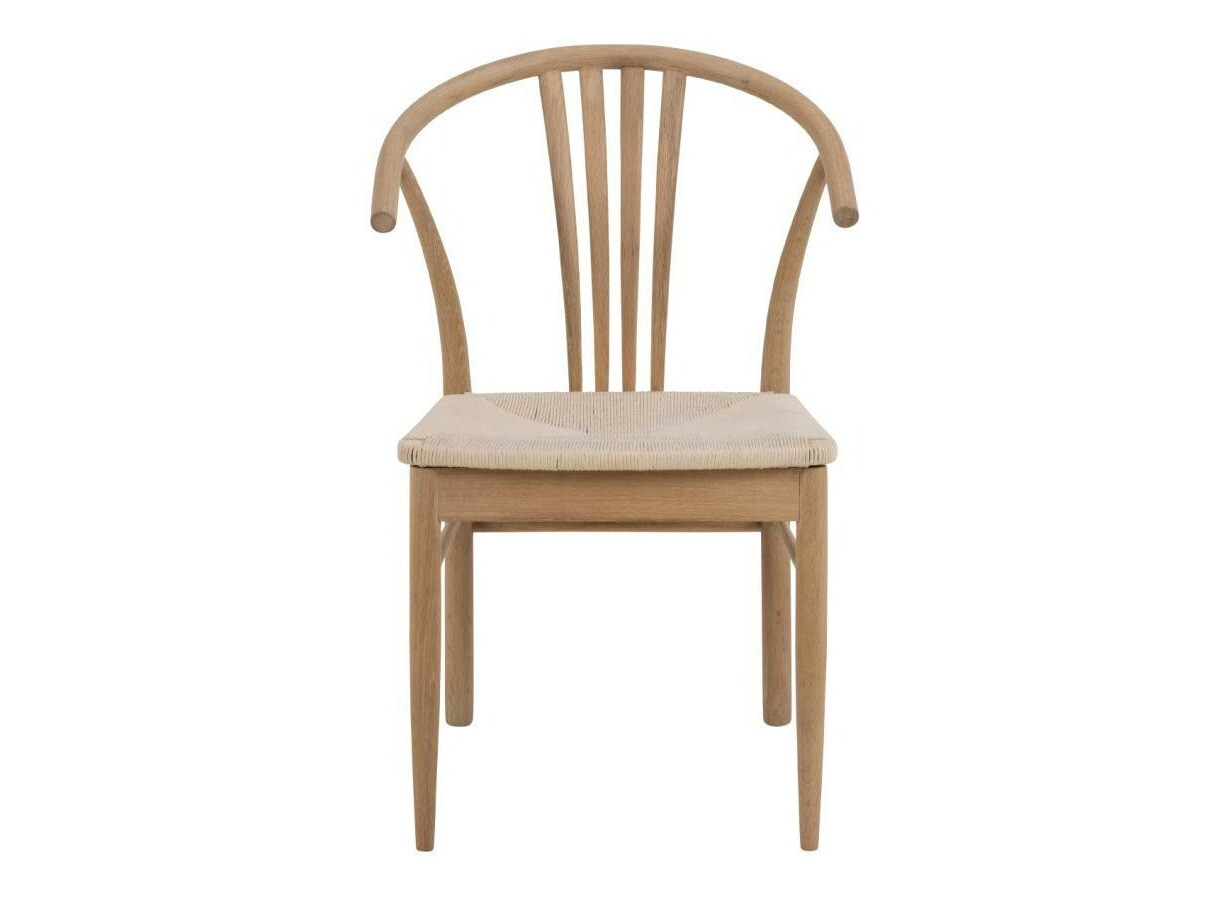 Chaise Norsica 463 (Chêne blanchi + Brun clair)