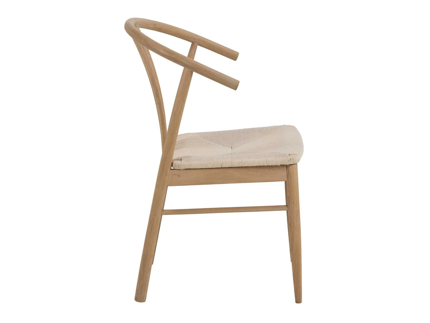 Chaise Norsica 463 (Chêne blanchi + Brun clair)