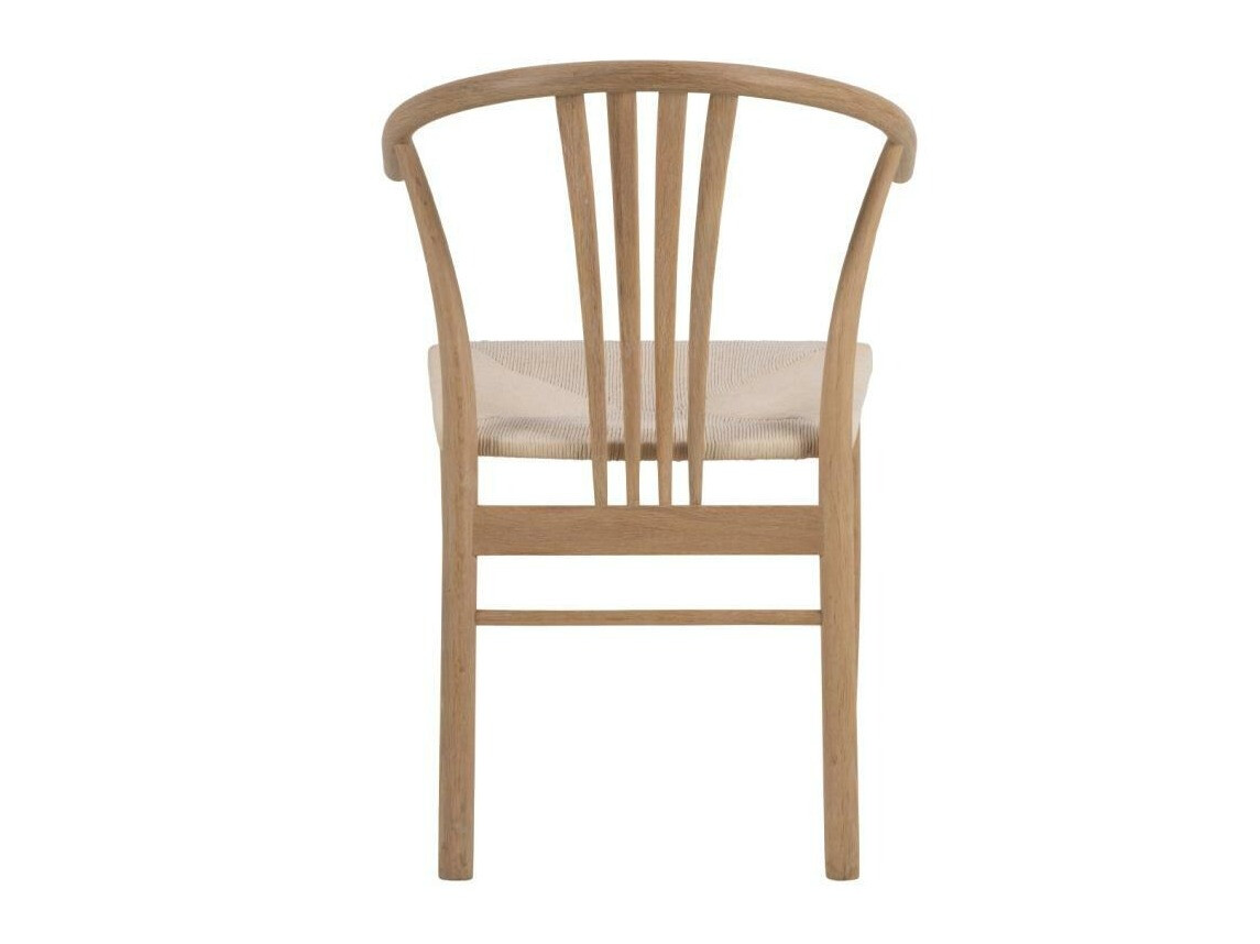 Chaise Norsica 463 (Chêne blanchi + Brun clair)