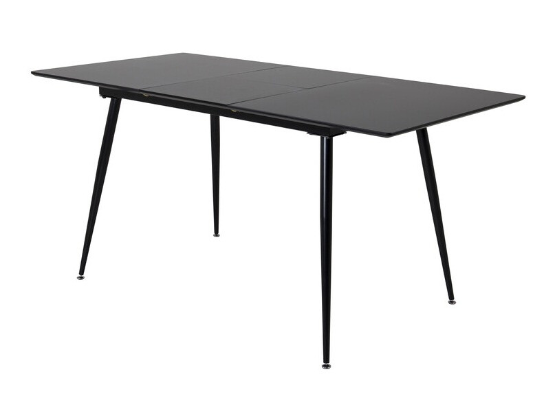 Salle à manger complète Dallas 1522 (Noir + Doré)