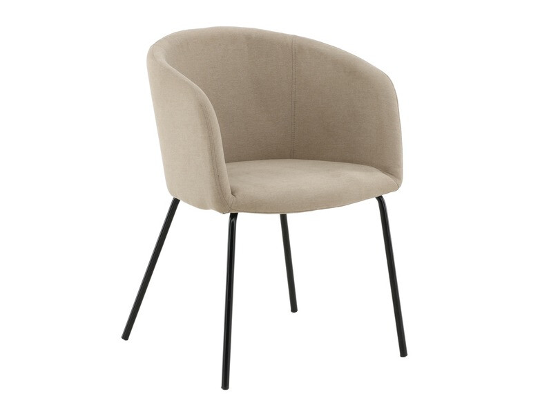 Salle à manger complète Dallas 2569 (Beige + Noir)
