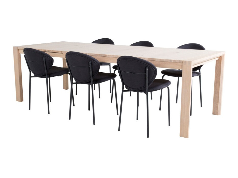Salle à manger complète Dallas 3329 (Chêne)