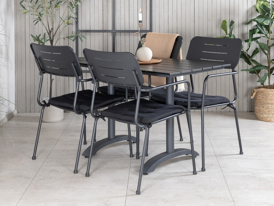 Chaise de jardin Dallas 2773 (Noir)