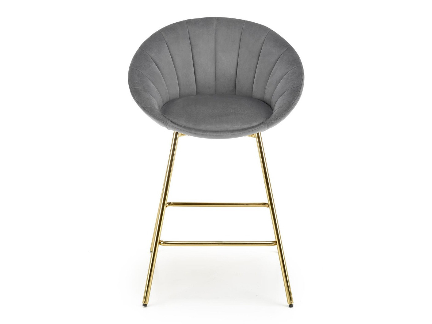 Chaise de bar Houston 1461 (Gris + Doré)