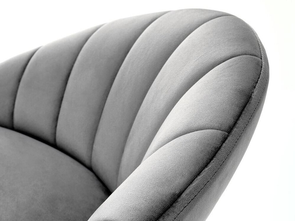 Chaise de bar Houston 1461 (Gris + Doré)