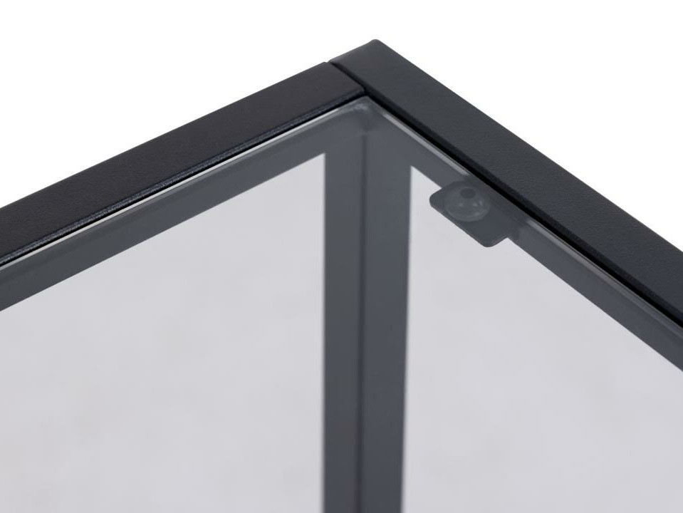 Table de chevet Norsica 695 (Noir + Cendre noire)