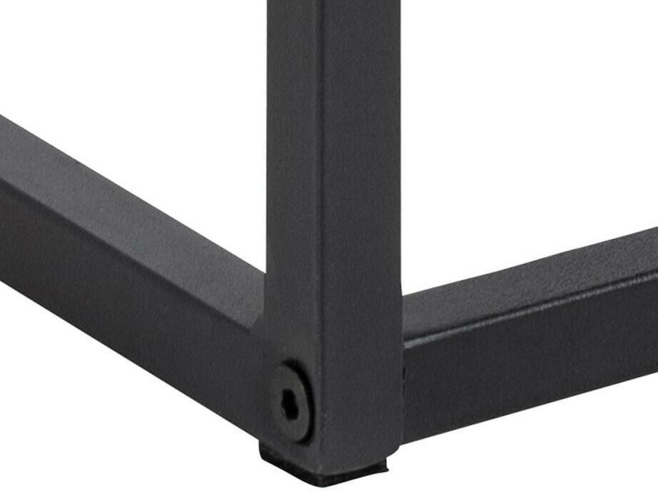 Table de chevet Norsica 695 (Noir + Cendre noire)