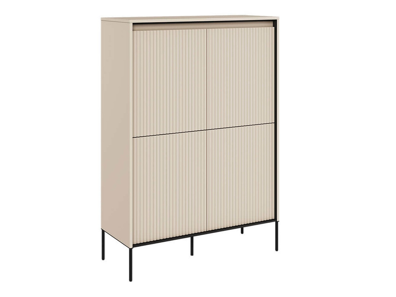 Buffet Fernolu 102 (Beige + Noir)