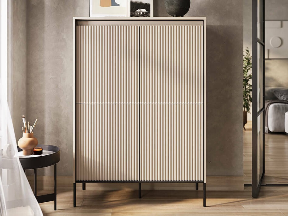 Buffet Fernolu 102 (Beige + Noir)