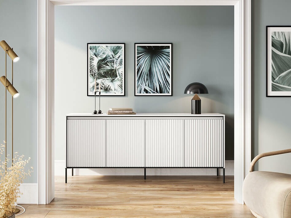 Buffet Fernolu 103 (Blanc + Noir)