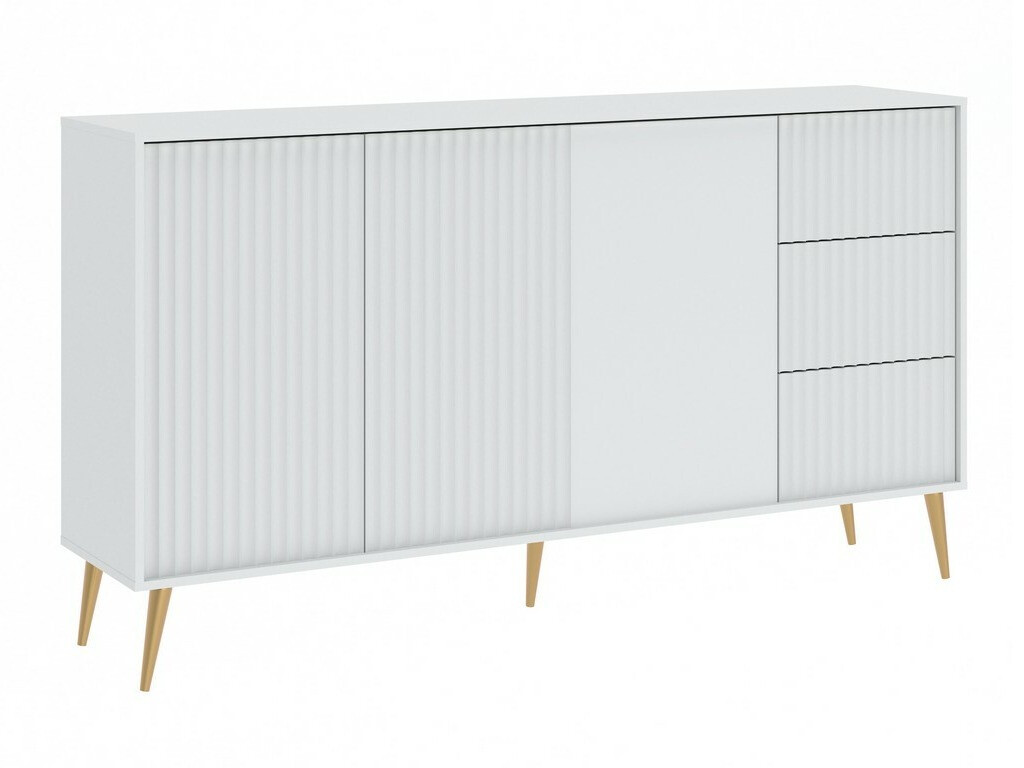Commode Cirferi 102 (Blanc + Doré)