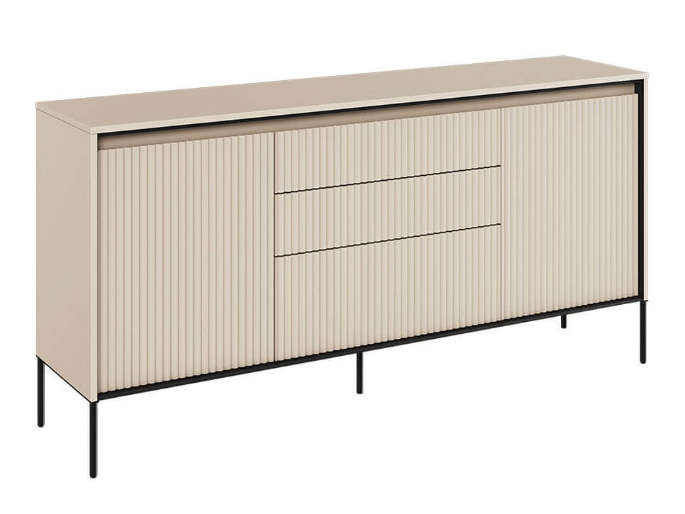 Commode Fernolu 100 (Beige + Noir)