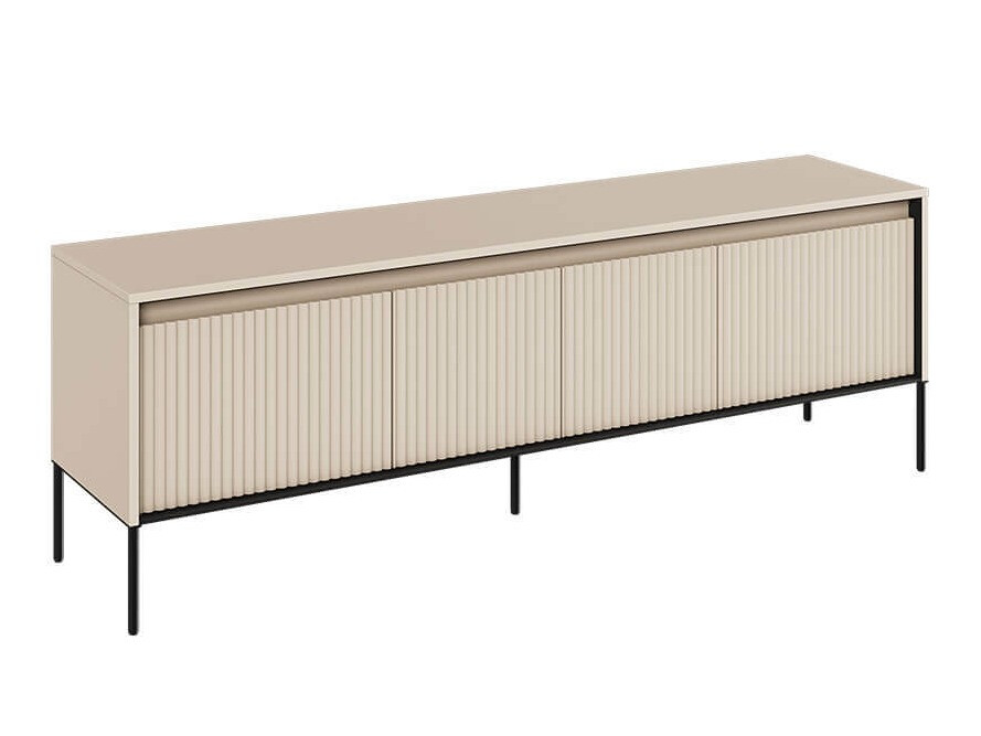 Meuble TV Fernolu 104 (Beige + Noir)
