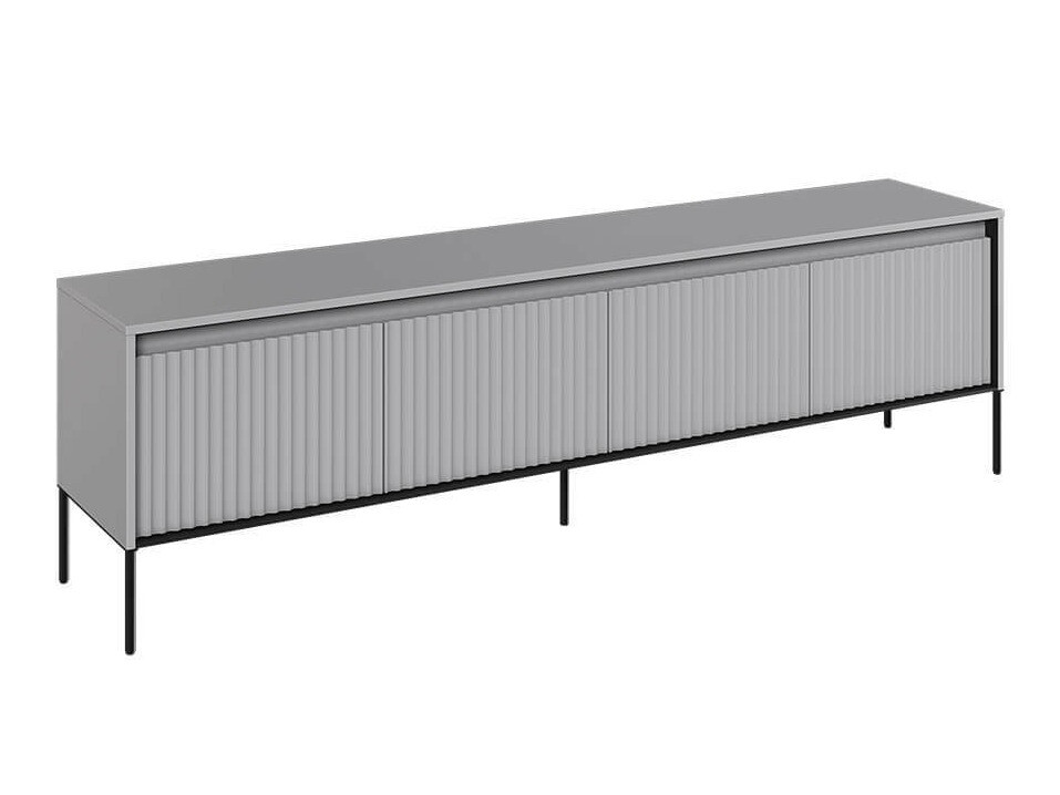 Meuble TV Fernolu 105 (Gris + Noir)