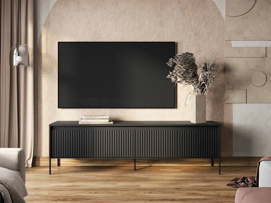Meuble TV Fernolu 105 (Noir)