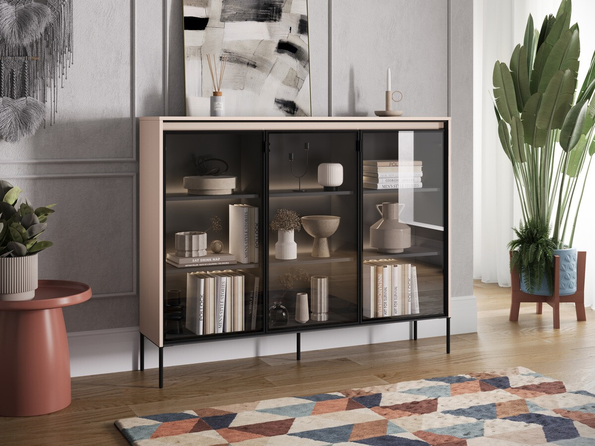 Buffet Fernolu 108 (Beige + Noir)