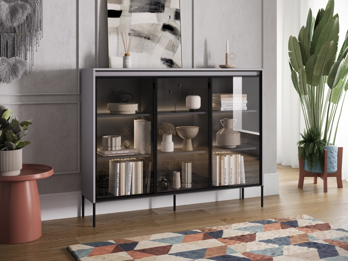 Buffet Fernolu 108 (Gris + Noir)
