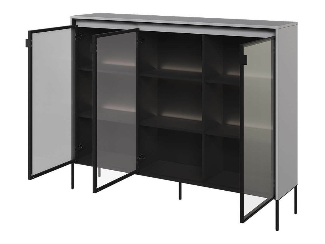 Buffet Fernolu 108 (Gris + Noir)