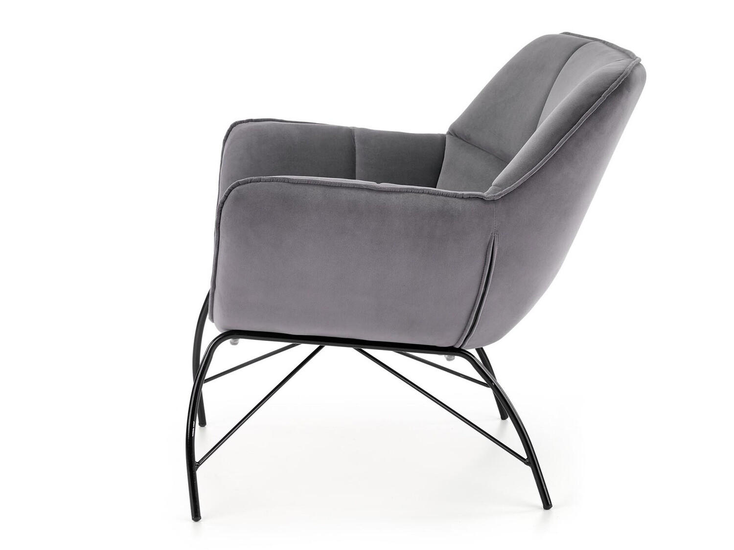 Fauteuil Houston 1485 (Gris + Noir)
