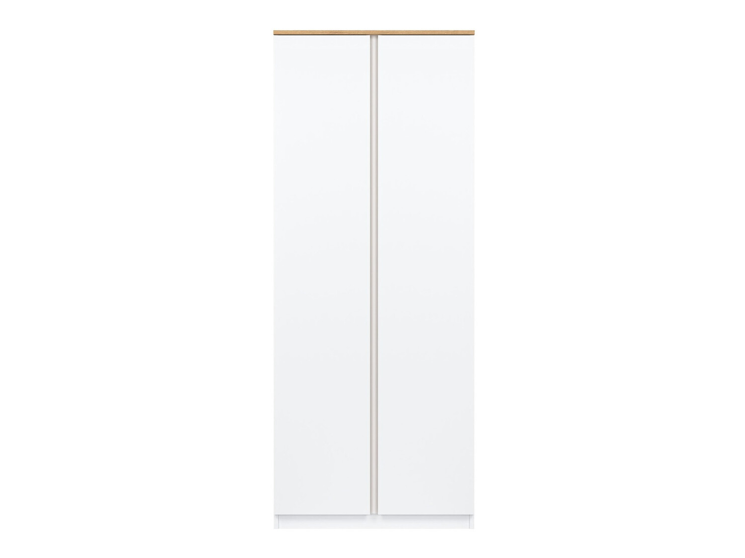 Armoire Catelbi 107 (Blanc + Chêne)