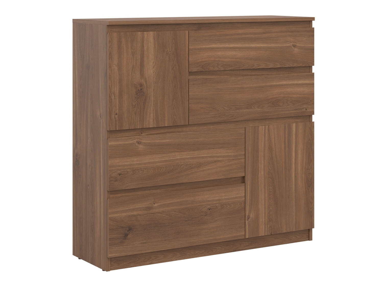 Commode Catelbi 105 (Chêne foncé)
