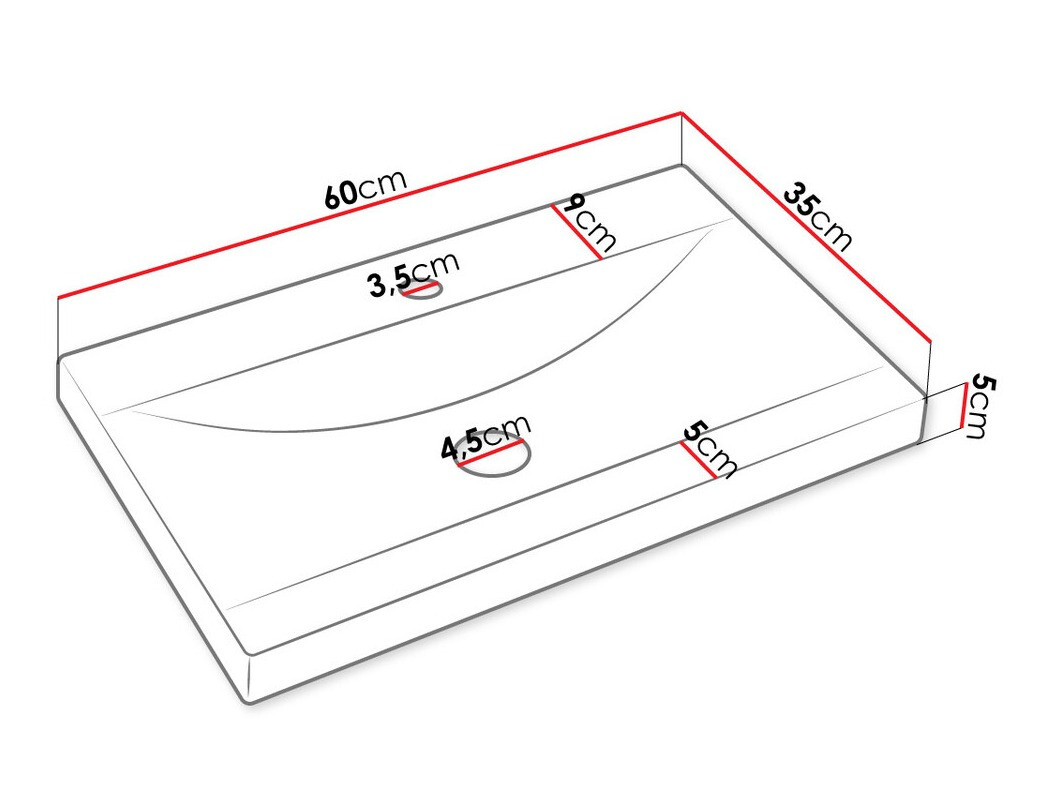 Ensemble de salle de bain Comfivo Delphinus (Blanc)