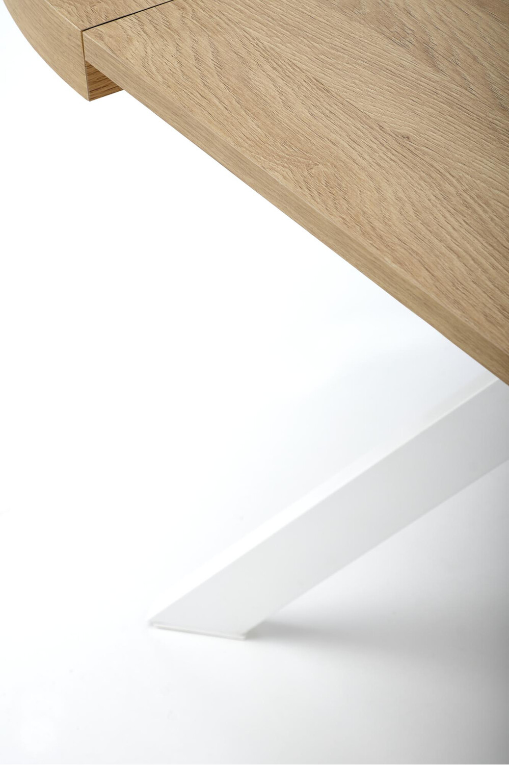 Table Houston 1495 (Chêne doré + Blanc)