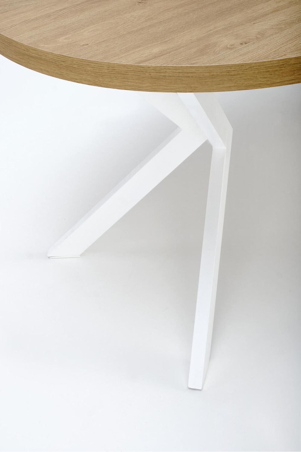 Table Houston 1495 (Chêne doré + Blanc)